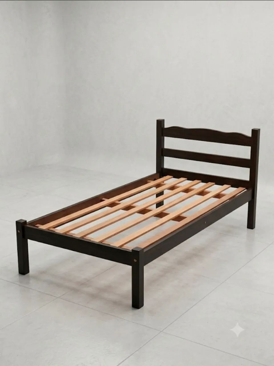 CAMA DE SOLTEIRO SEM COLCHÃO 