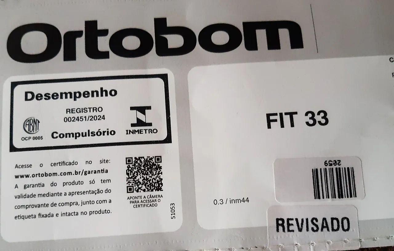 Vendo Colchão Ortobom Densidade D33  - Foto 2