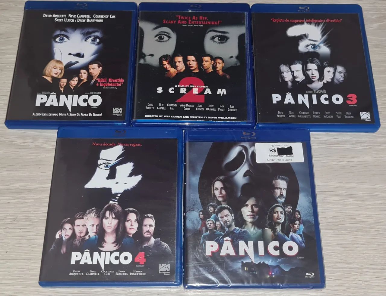Coleção Bluray Pânico 