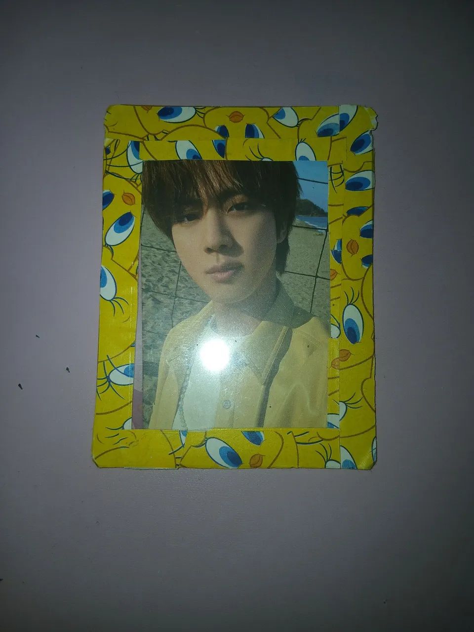 Cartão Fotográfico Oficial Jin BTS Butter