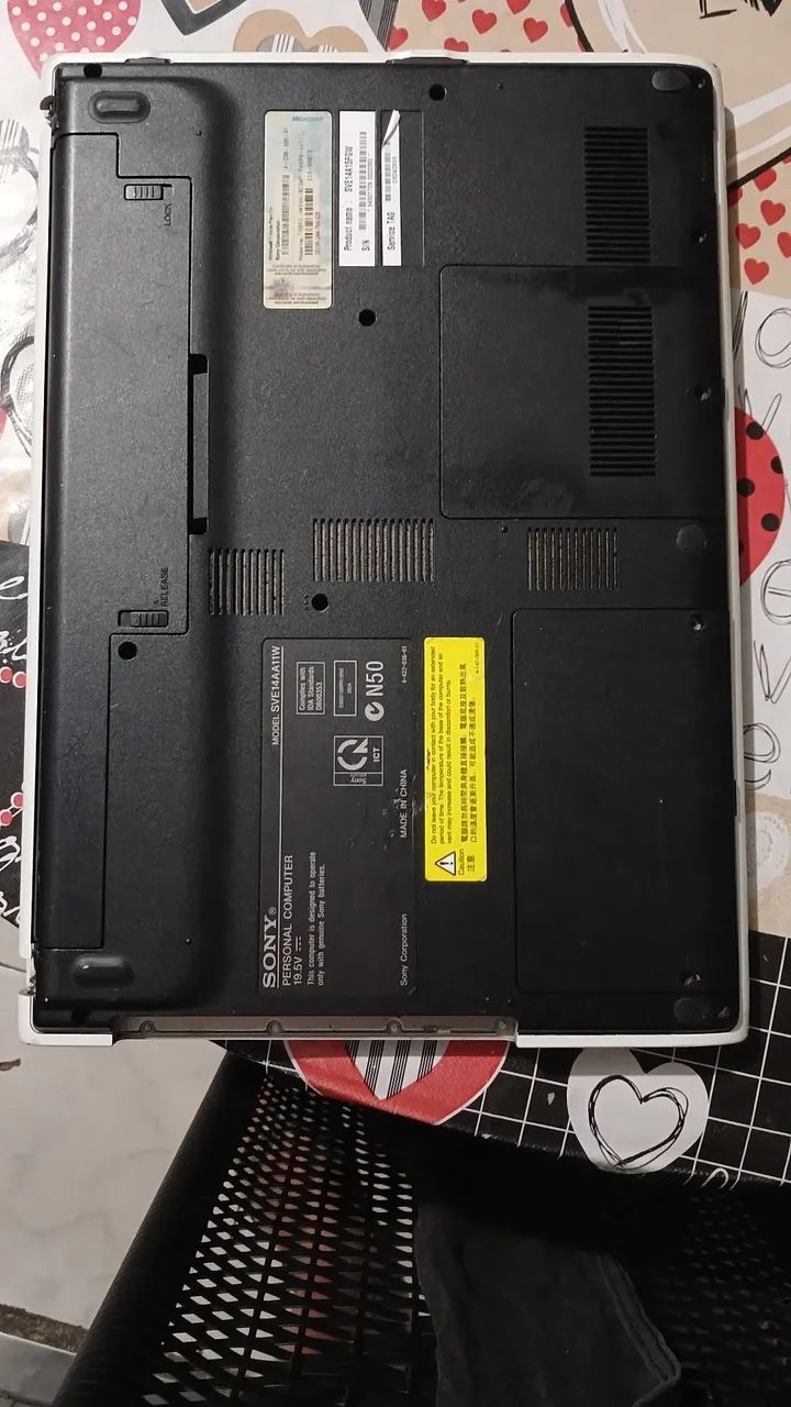 Notebook sony com defeito  - Foto 5