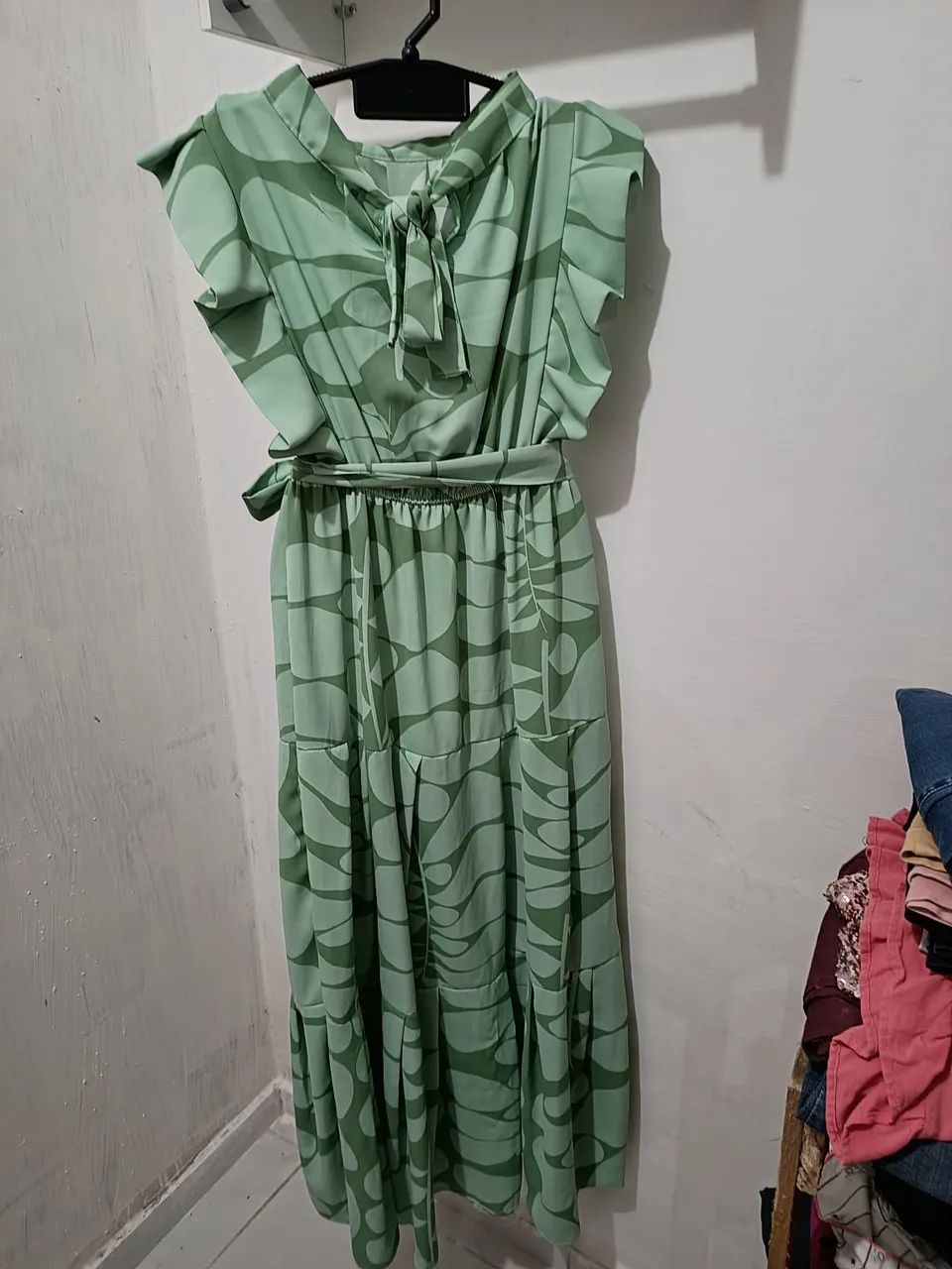 Vestido longo estampado Tam 40 - Foto 4