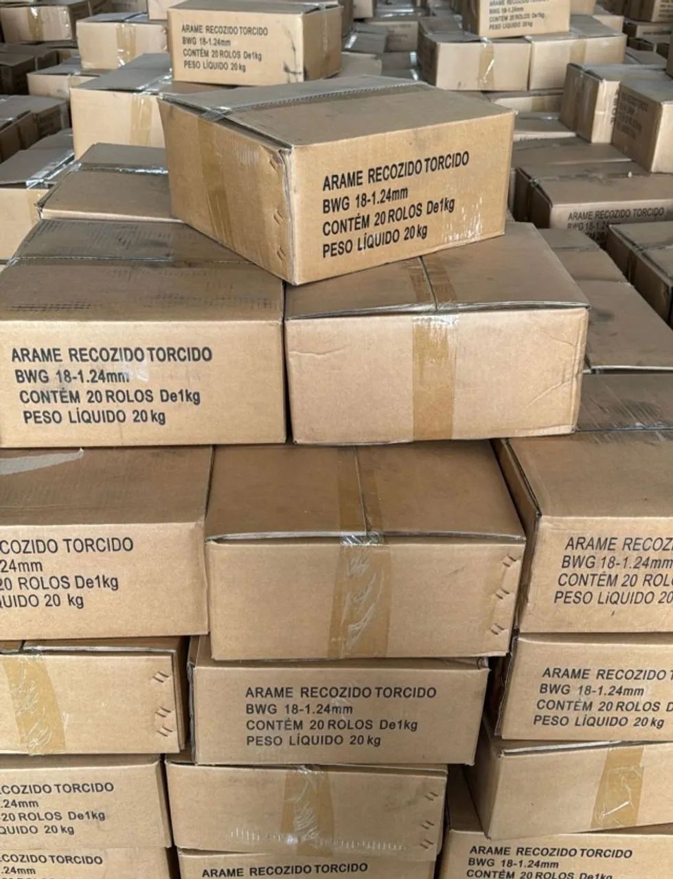 ARAME RECOZIDO 20KG 1.24MM FIO 18 
