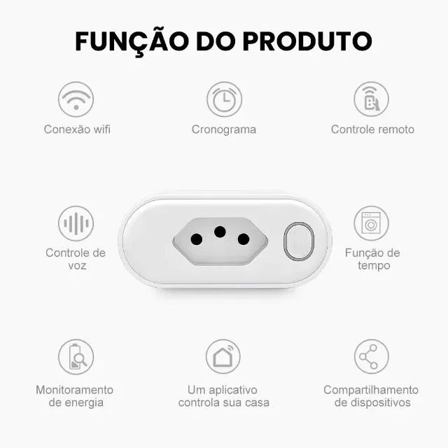 Smart Plug Tomada Inteligente Wi-Fi - Foto 2