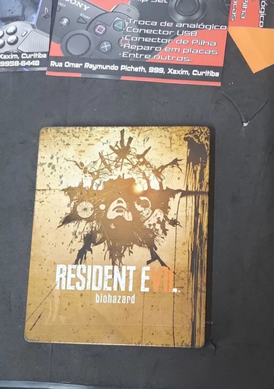 RESIDENT EVIL 7 BIOHAZARD PS4 SEMINOVO, STEEL BOOK 