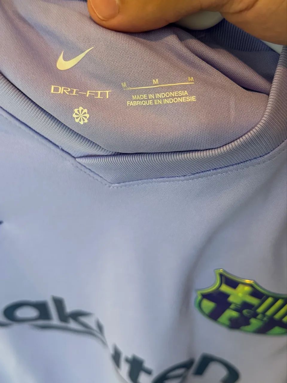 Camisa Nike Barcelona Away 21/22 M - Foto 4
