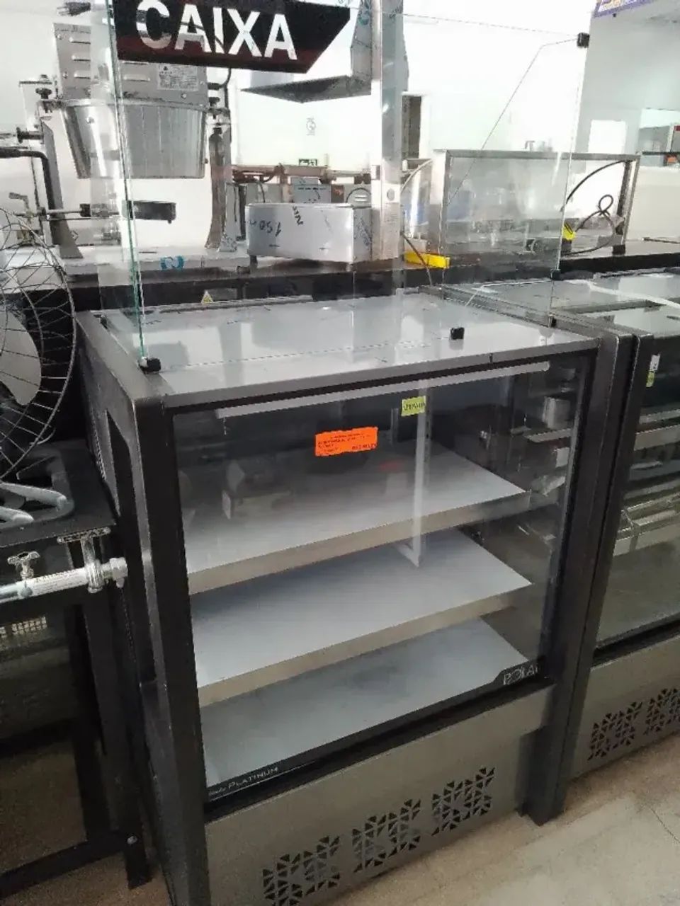 VITRINE NATURAL CAIXA 80CM POLAR