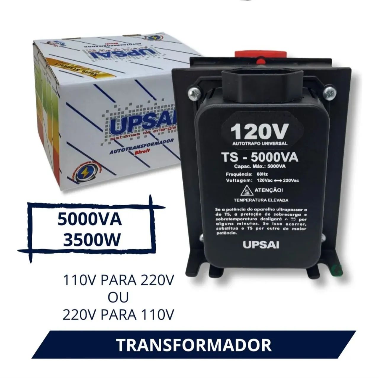 Transformador 5000va (1 Ano de garantia)