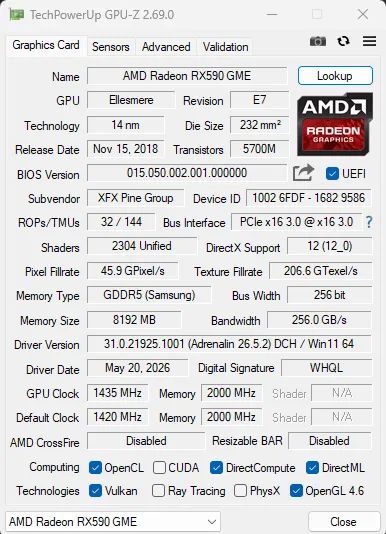 XFX RX 590 GME 8GB - Foto 4