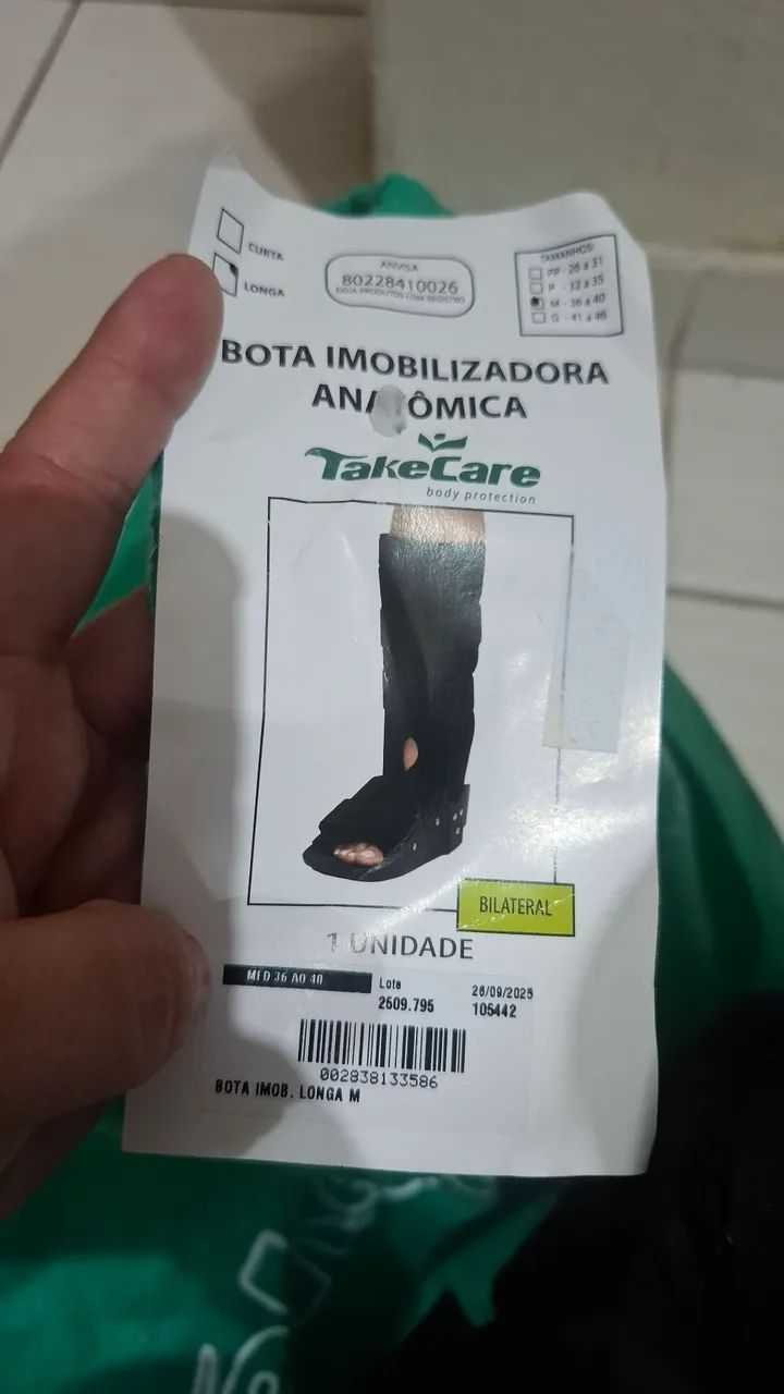Bota imobilizadora anatômica bilateral  - Foto 2