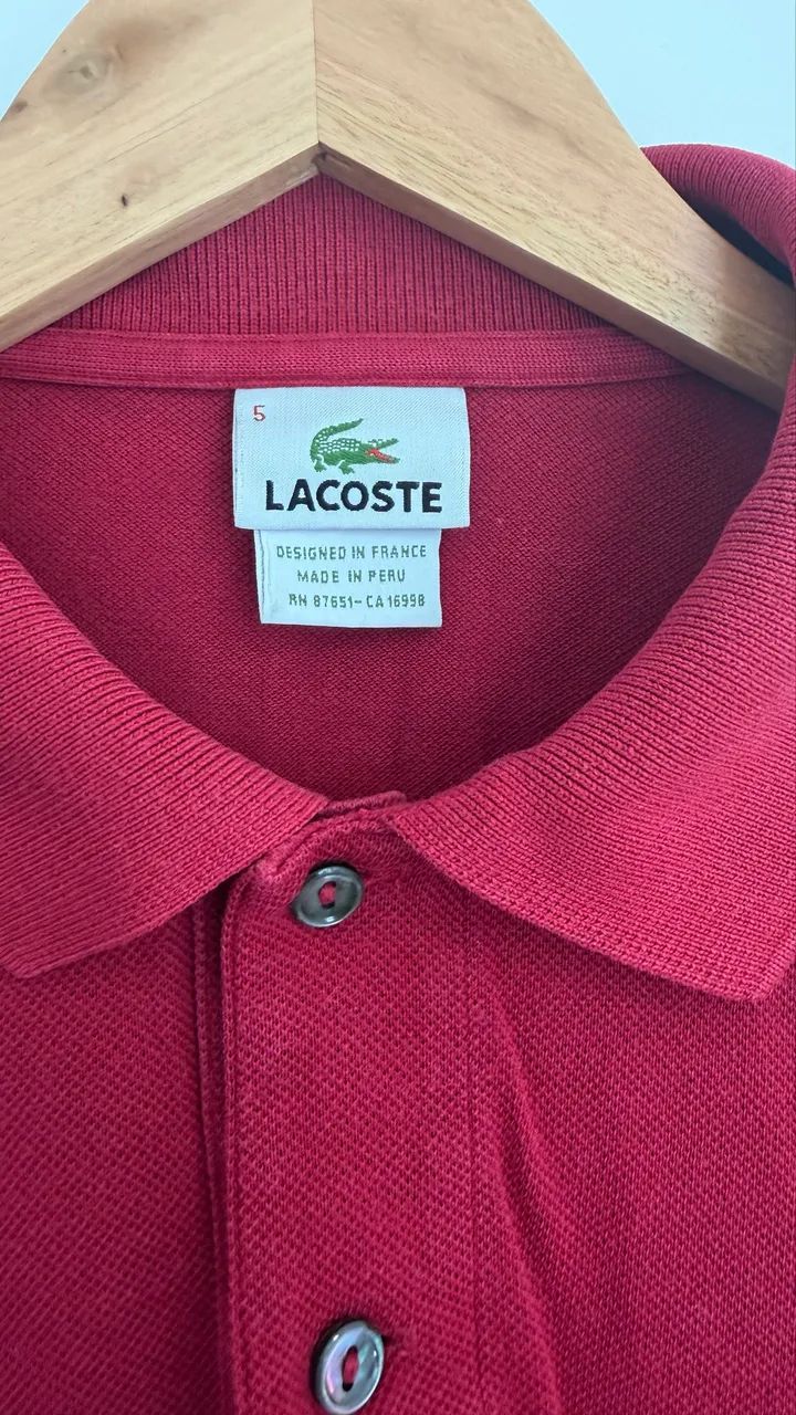 Polo Lacoste L12.12 Bordo, G - Foto 3