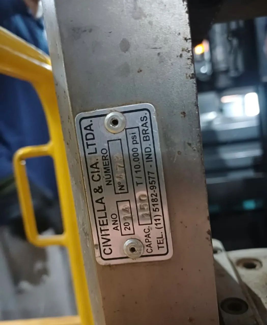 Prensa Hidráulica Alicate 150 Ton à Gasolina - Foto 3