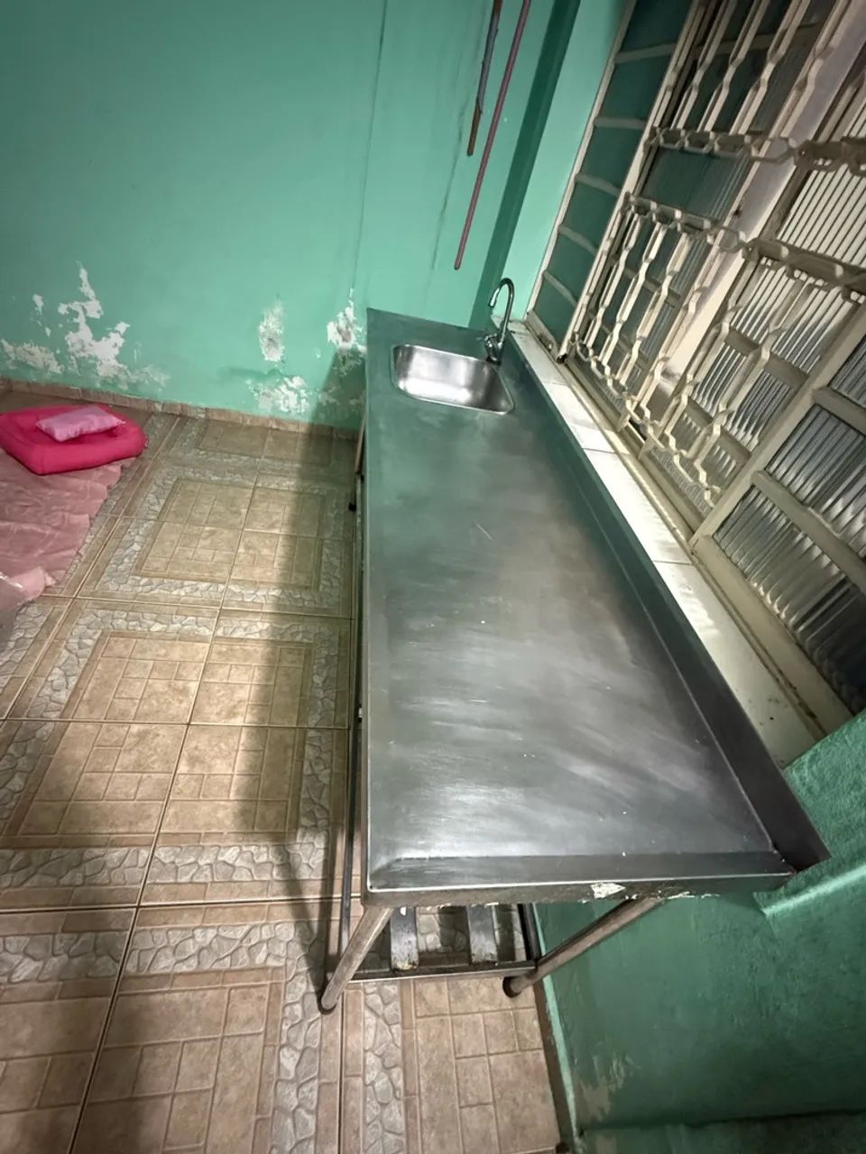 BANCADA DE INOX  COM CUBA LAVATÓRIO  - Foto 2