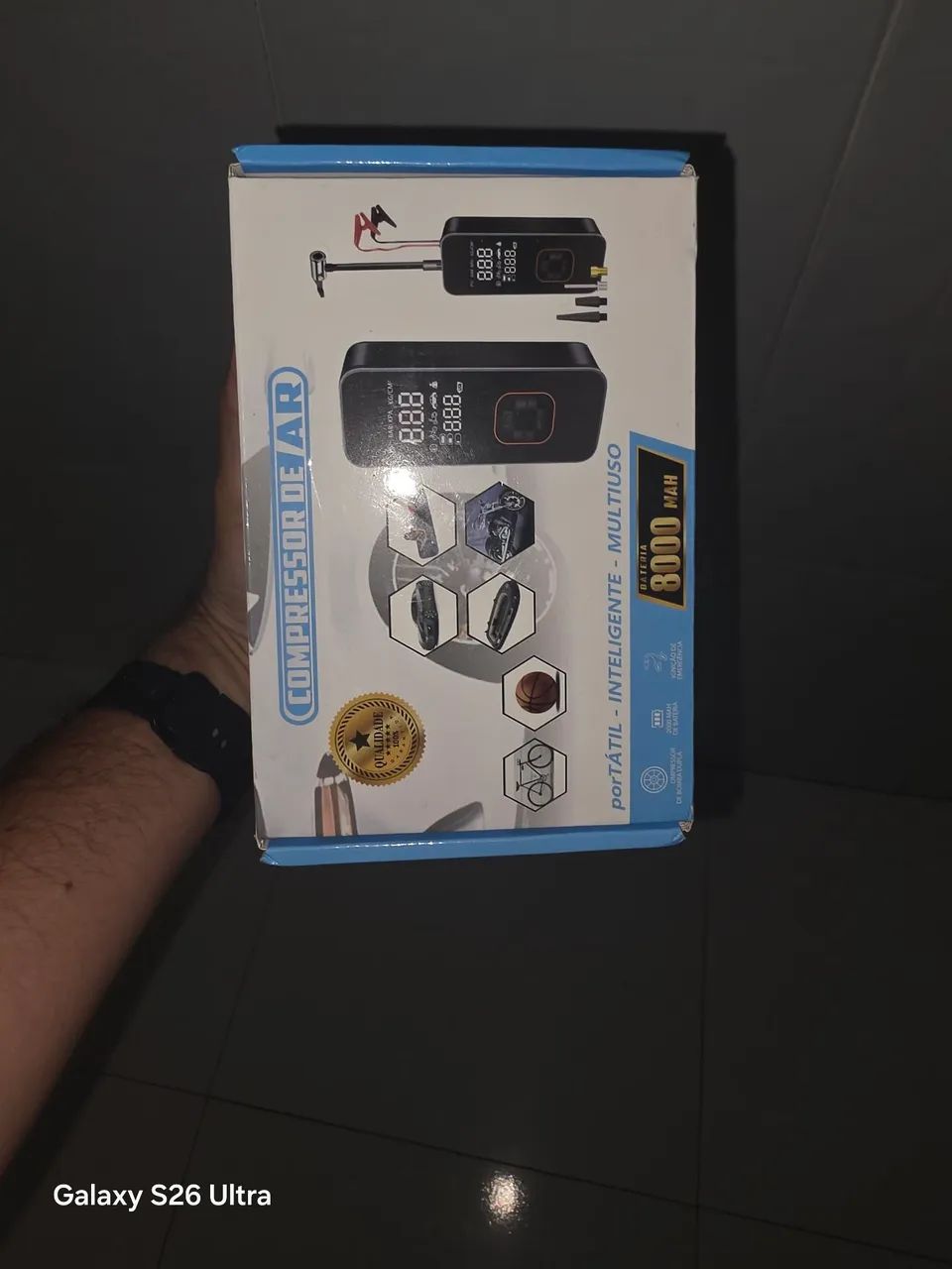 Compressor de ar + auxiliar de partida