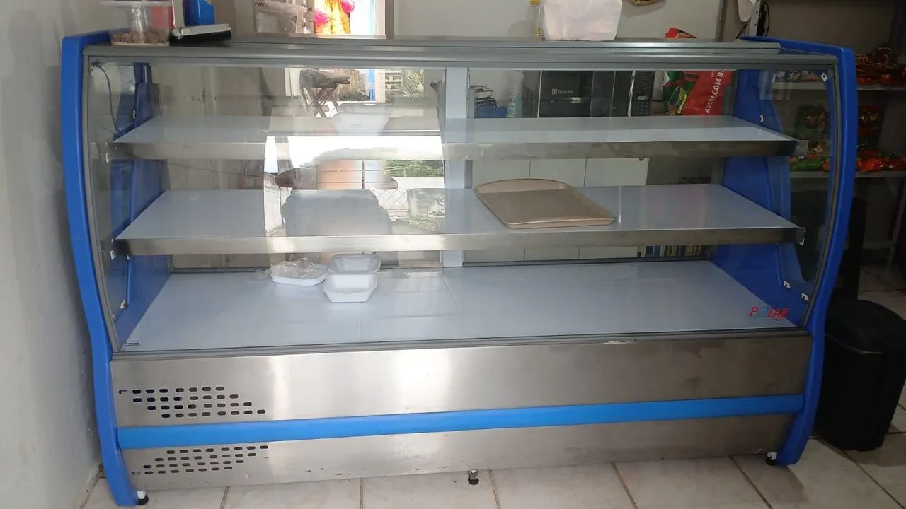 Vitrine seca / Balcão salgados e doces e bolos  - Foto 2