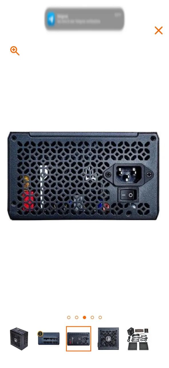 Fonte 550w Zeus Fullmolular  - Foto 3