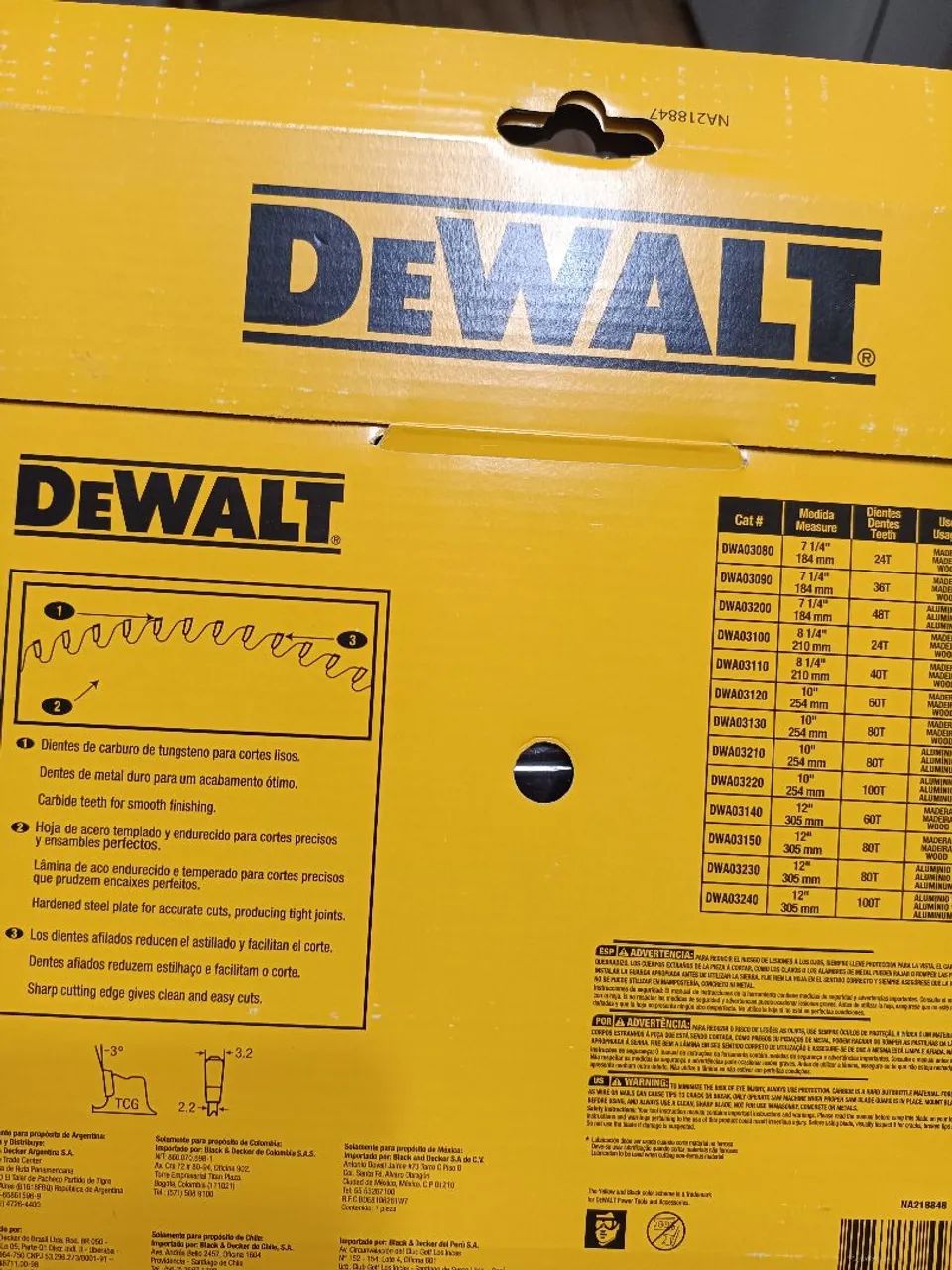 DISCO DE SERRA DEWALT - Foto 2