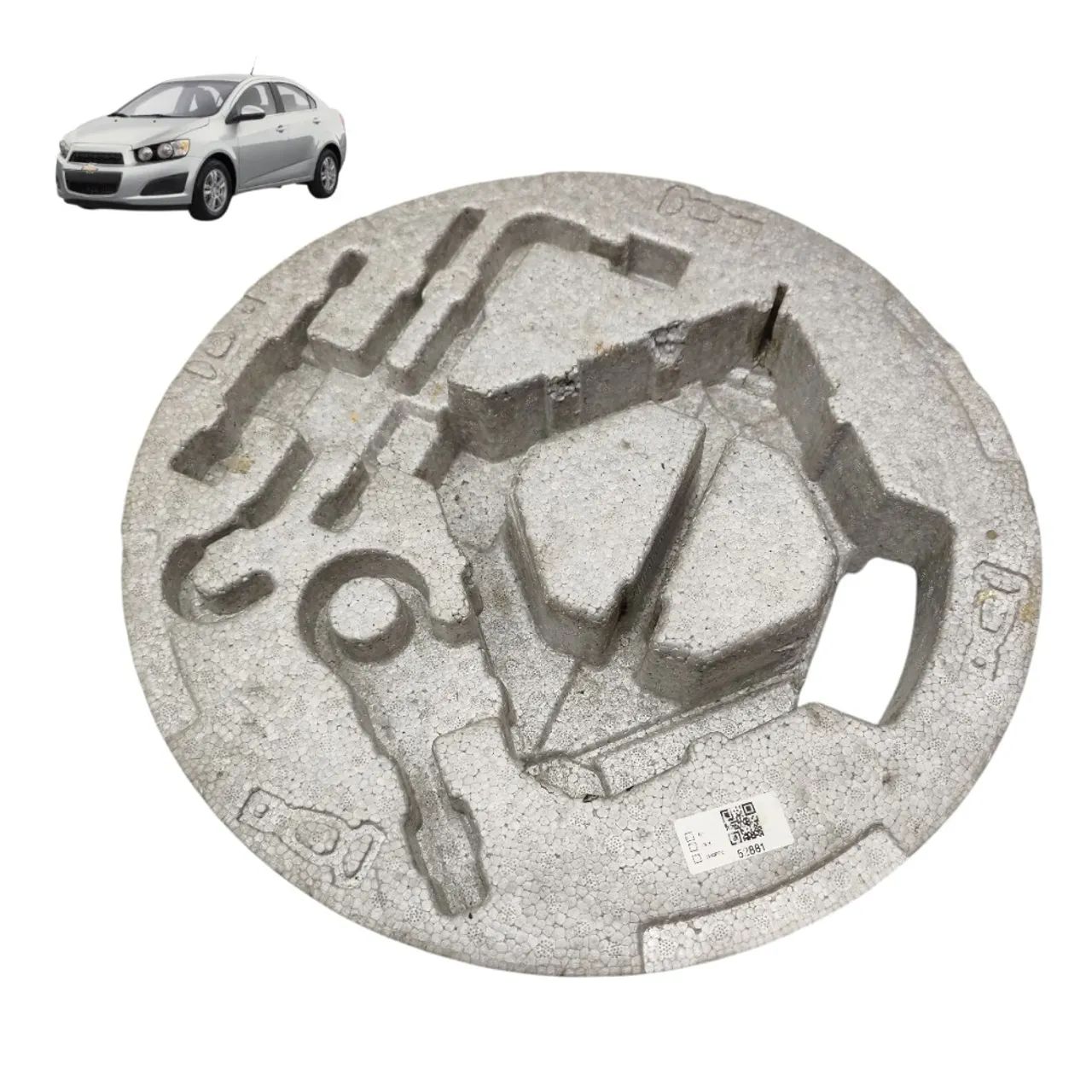 Isopor ferramenta macaco porta malas gm sonic 2012 2013 2014