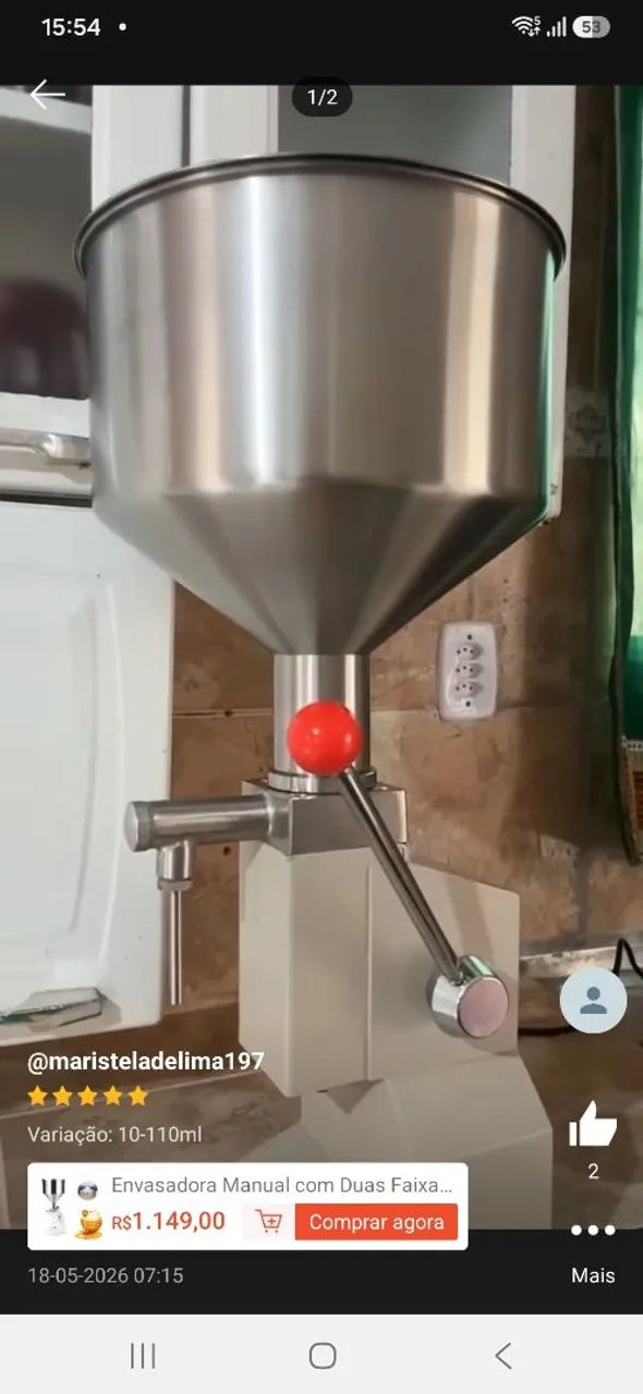 Envasadora 20 litros em perfeito estado  - Foto 2