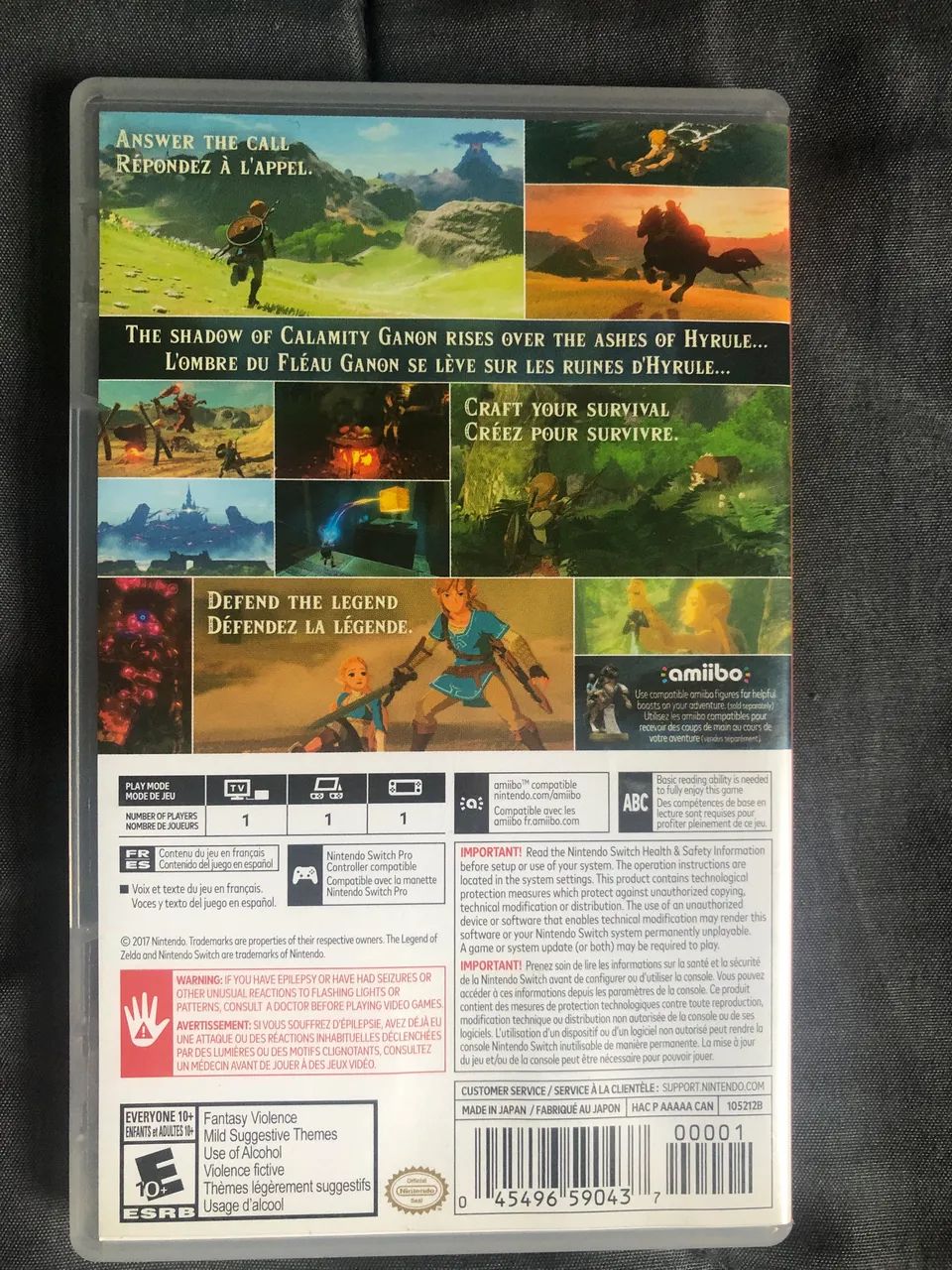 The legend Of Zelda - breath Of the Wild - Jogos de Vídeo Game