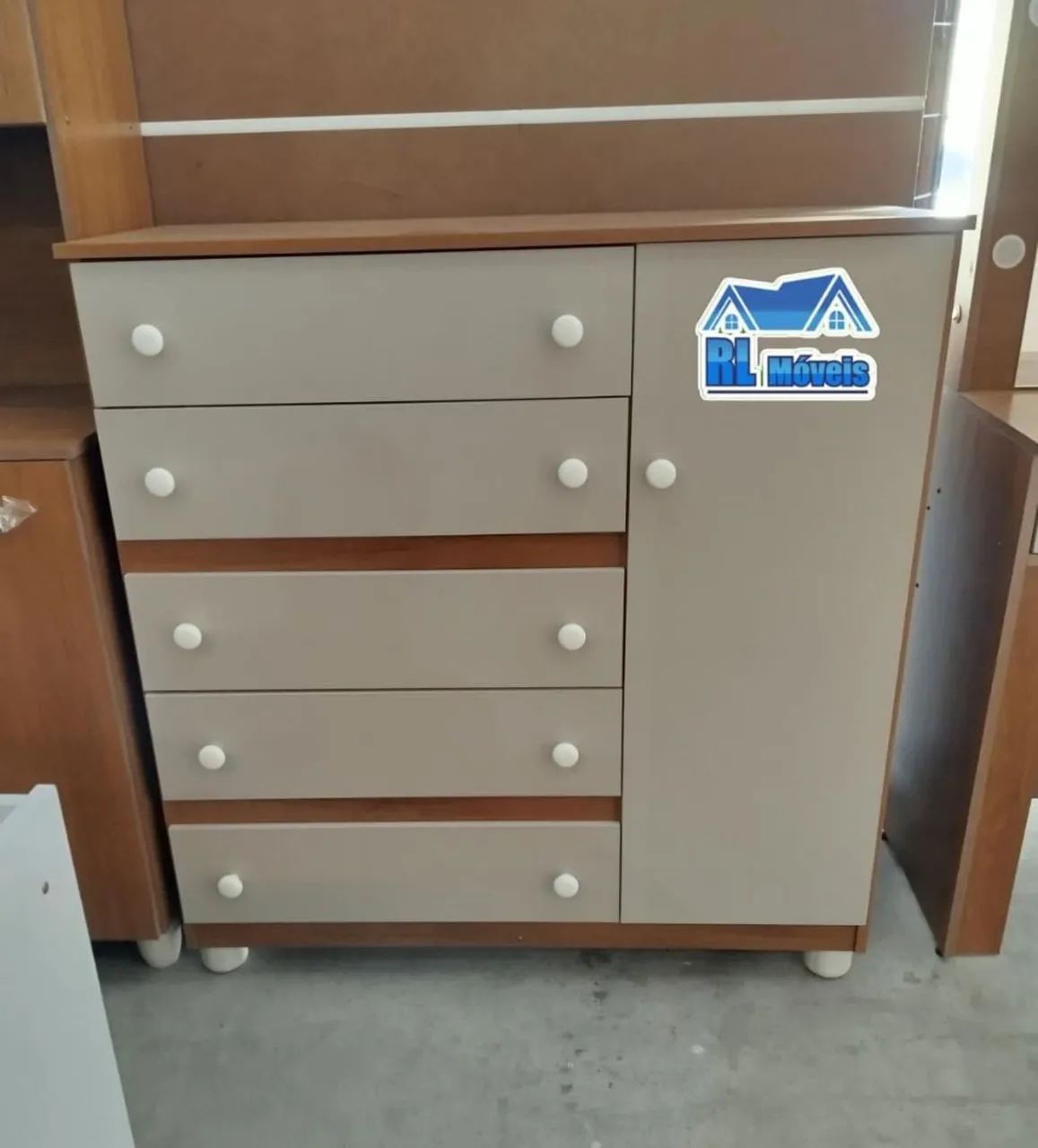 Cômodas 5 gavetas MDF - Foto 2
