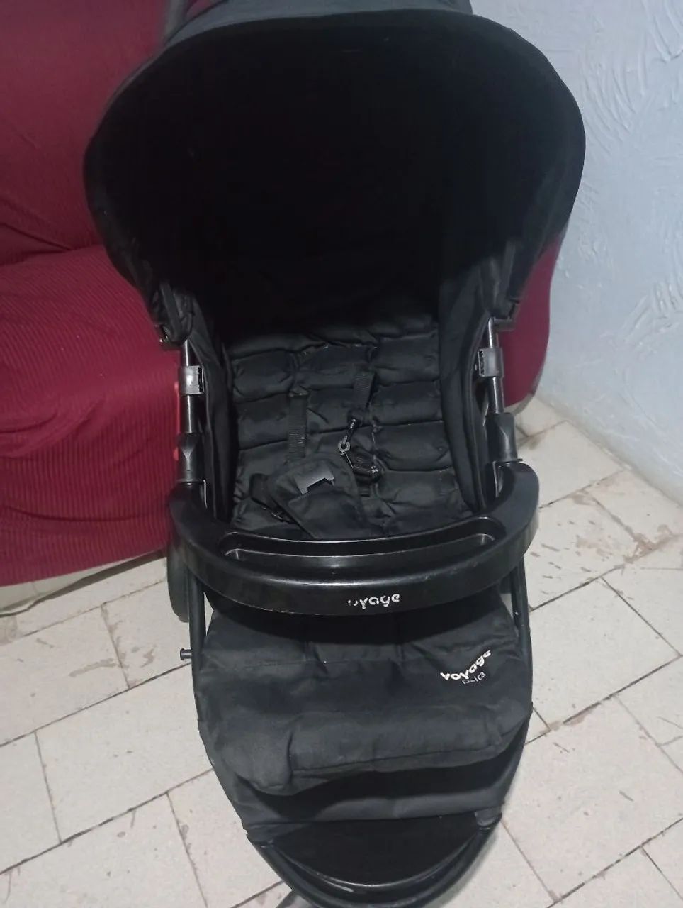 Carrinho de bebê Voyage e bebê conforto cosco - Foto 4