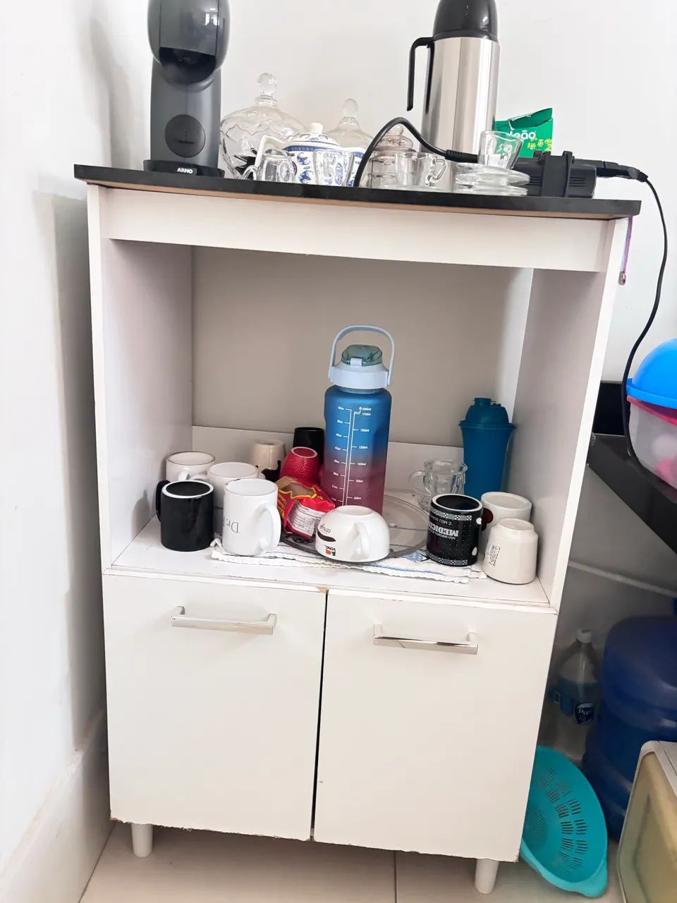 Armário/cristaleira de cozinha com balcão - Foto 2