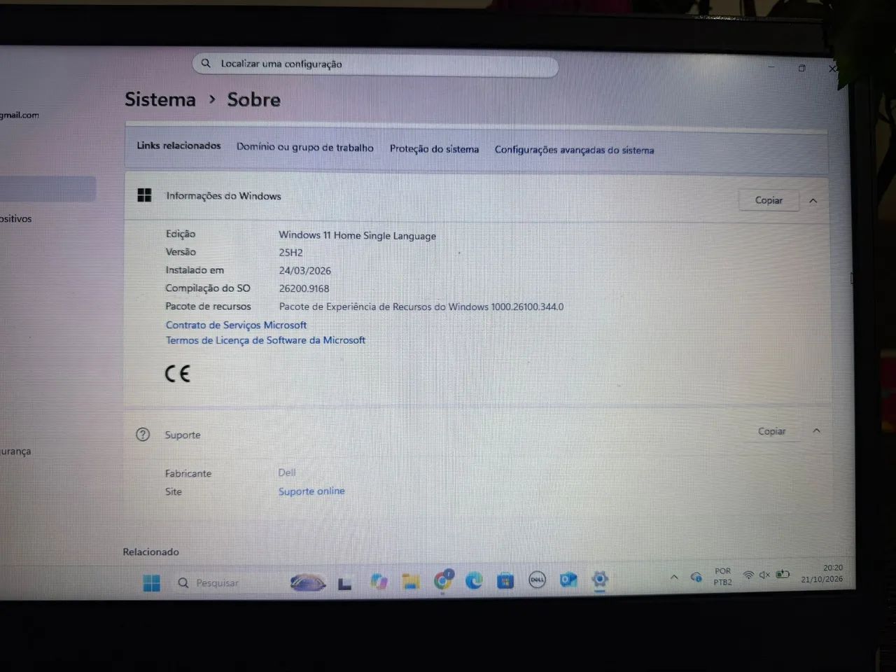 Notebook Dell Intel Core i7(11 geração) - Foto 5