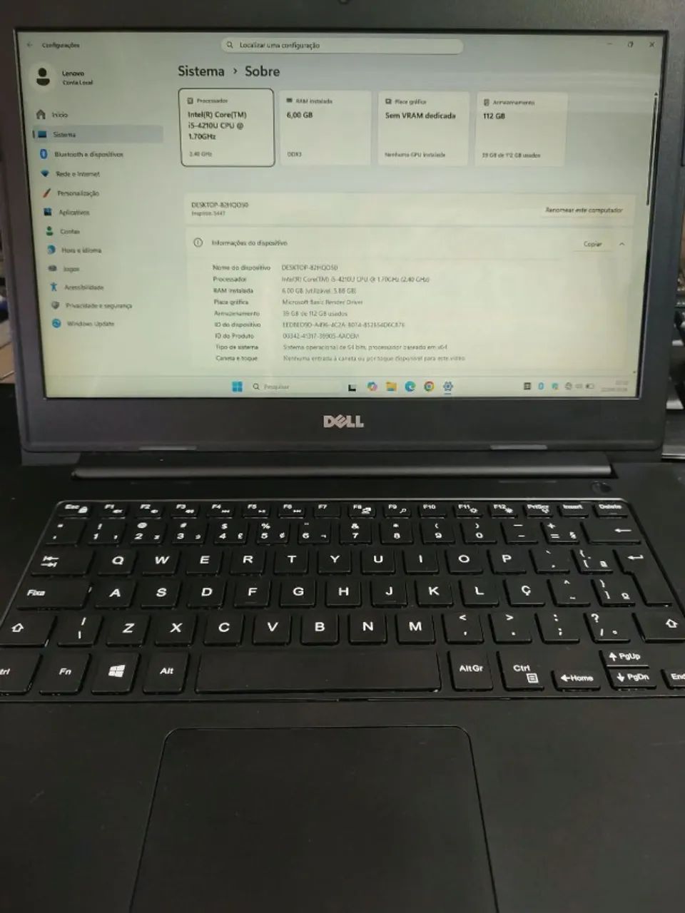 Notebook Dell Inspiron 14' - Foto 2