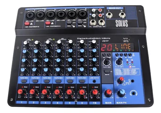 MESA DE SOM COMPACTA SOLUS CLICK-8