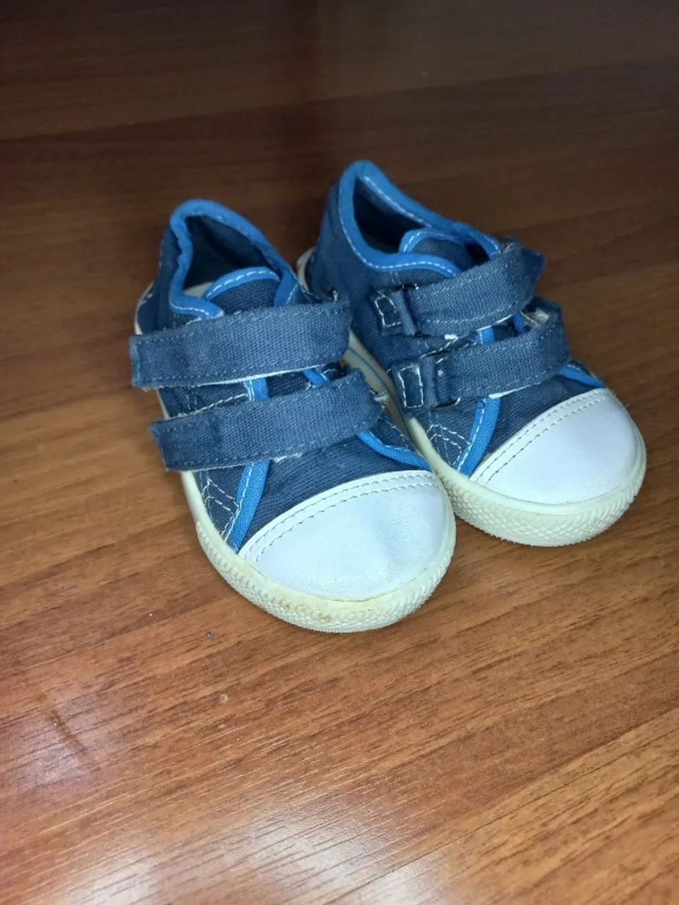 Tenis Bebê azul - Foto 4