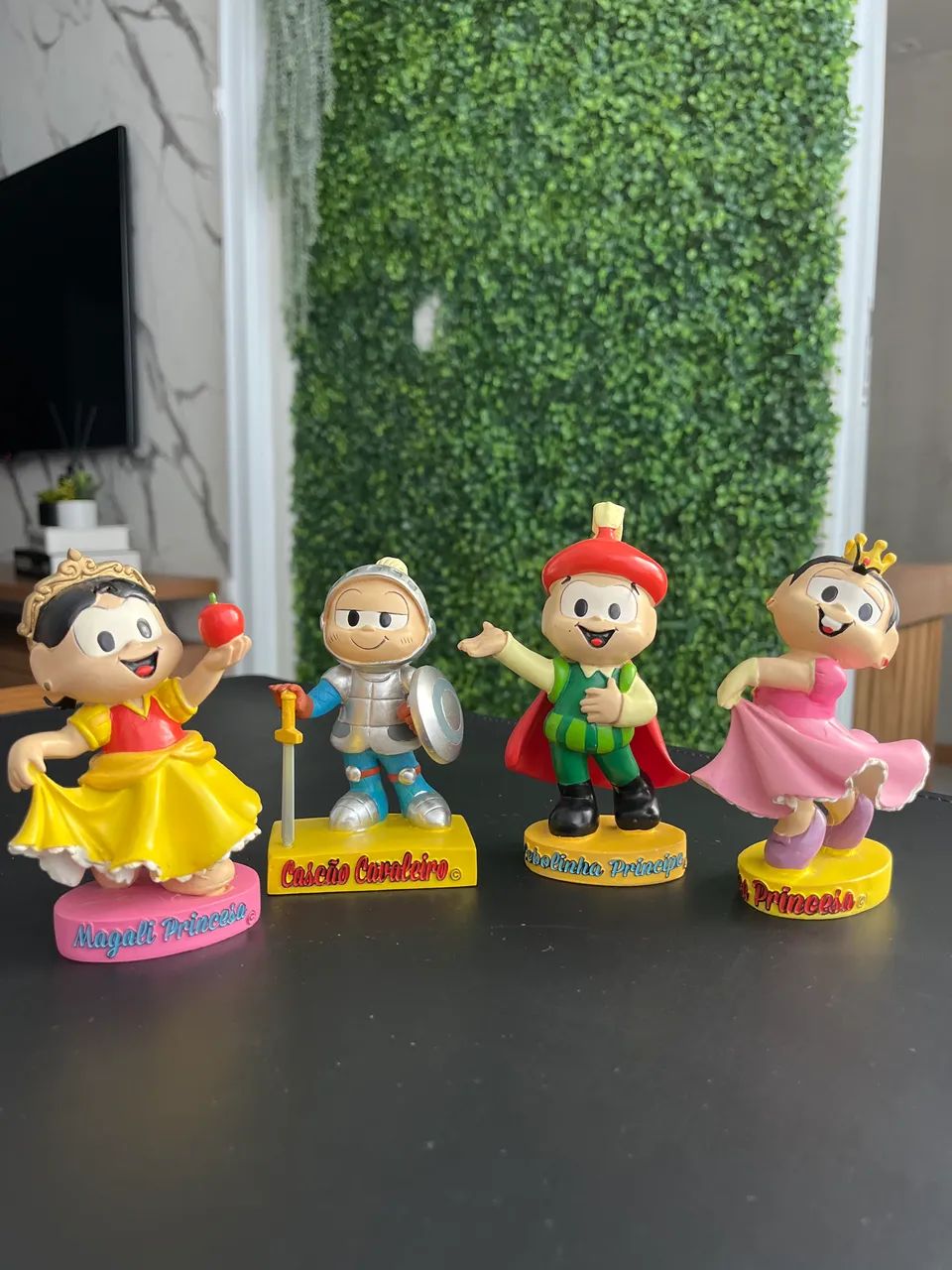Miniaturas (em resina) da Turma da Mônica 