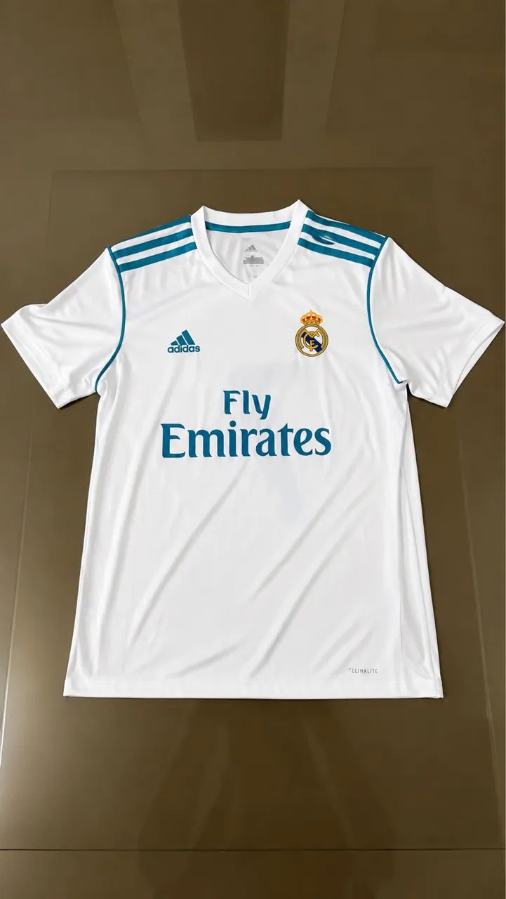 camisa titular do Real Madrid temporada 2017/2018