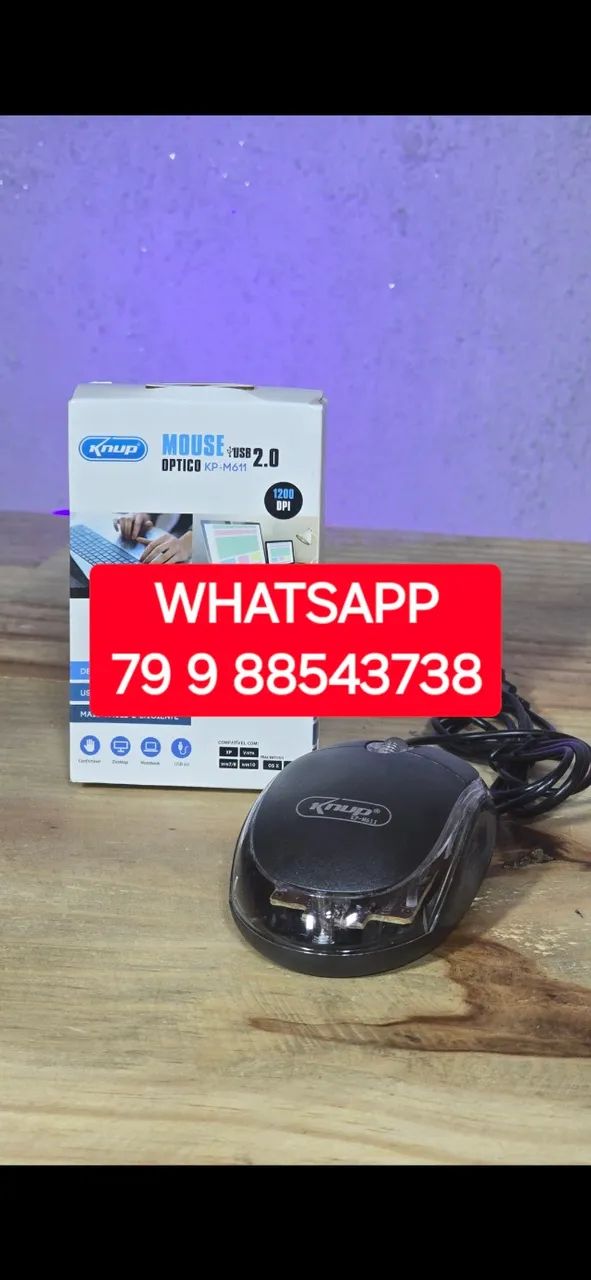 MOUSE COM FIO ORIGINAL - ENVIO AGORAAAAAAA