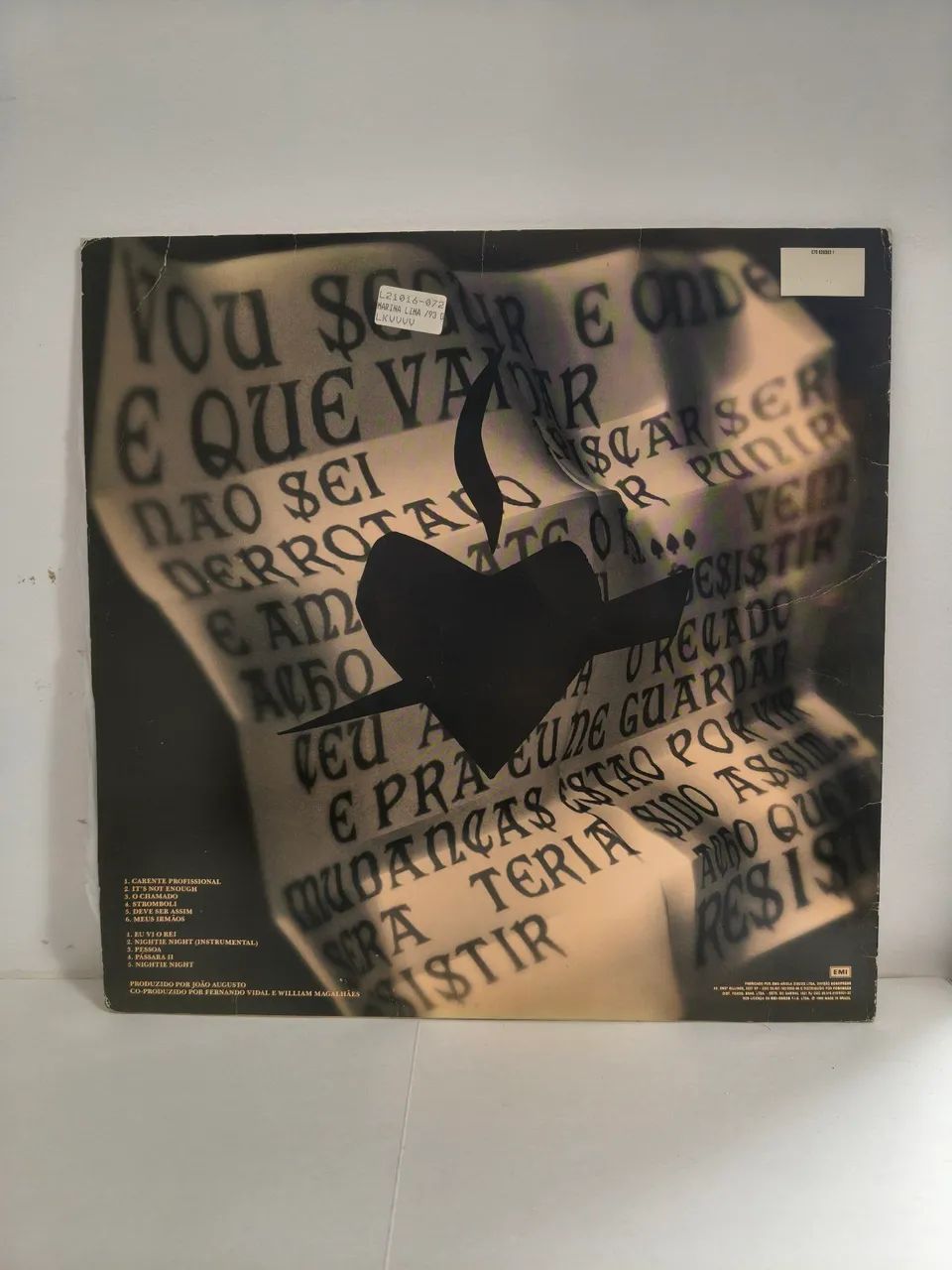 LP vinil Marina Lima, O Chamado, 1993 - Foto 3