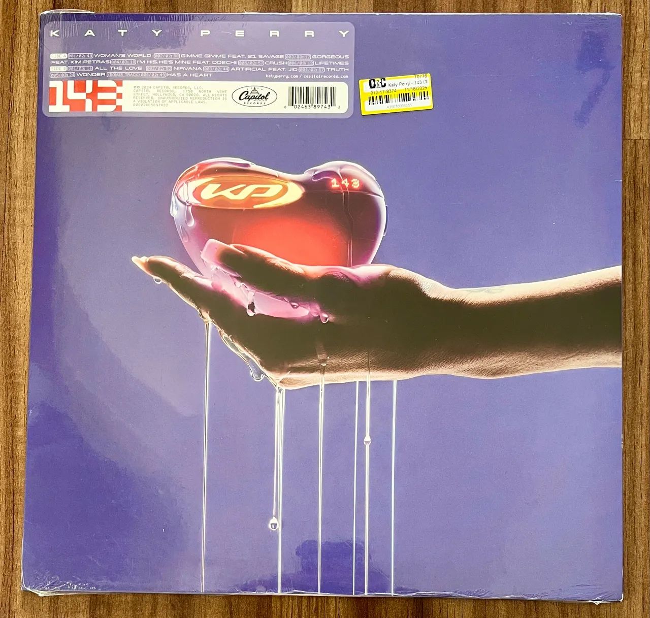 Katy Perry Vinil 143 Vermelho Target Lacrado - Foto 3