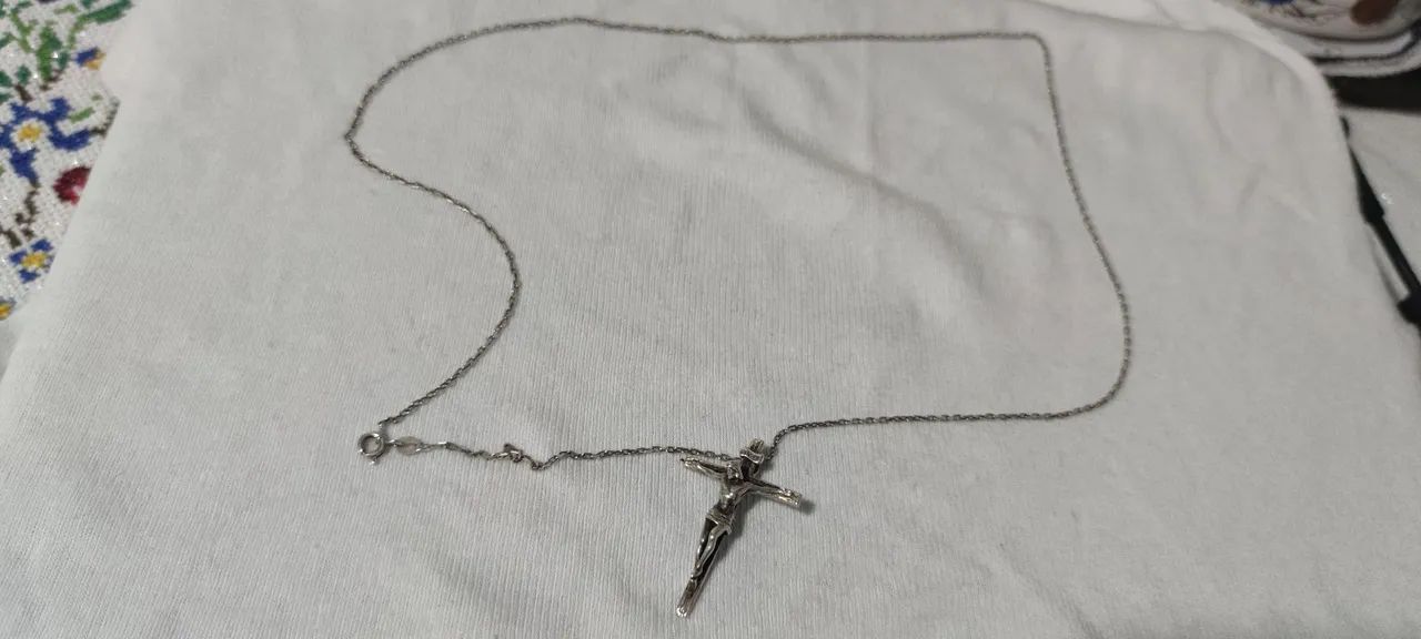 Corrente maciça Prata 925 com pingente maciço  - Foto 2