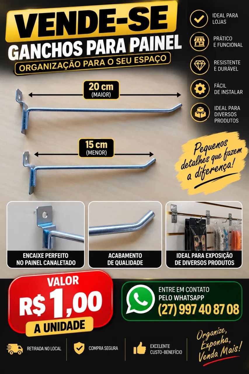 GACHOS PARA PAINEL CANELADO 