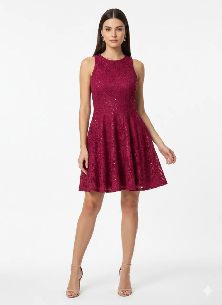 Vestido Festa em renda