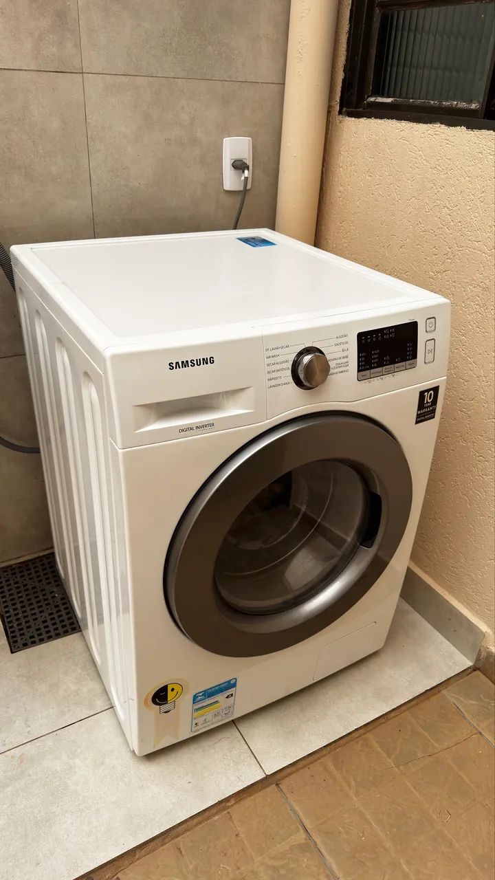 Lava e Seca Samsung Digital Inverter - Lavando e Centrifugando 100%