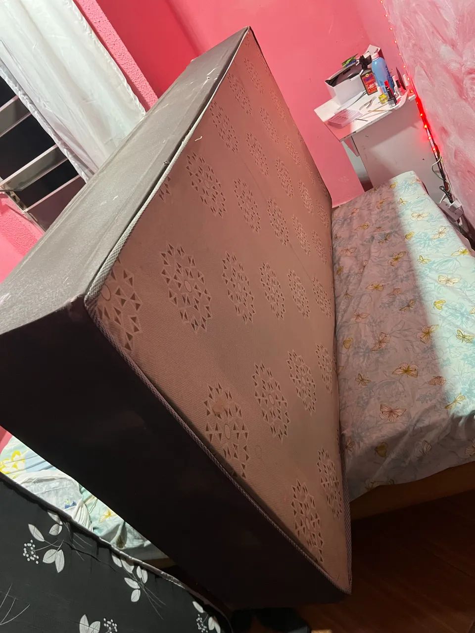 Cama box solteiro com colchão d33. - Foto 5