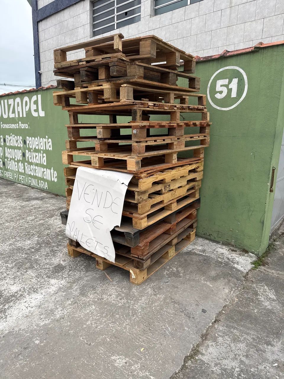 Pallets madeira 