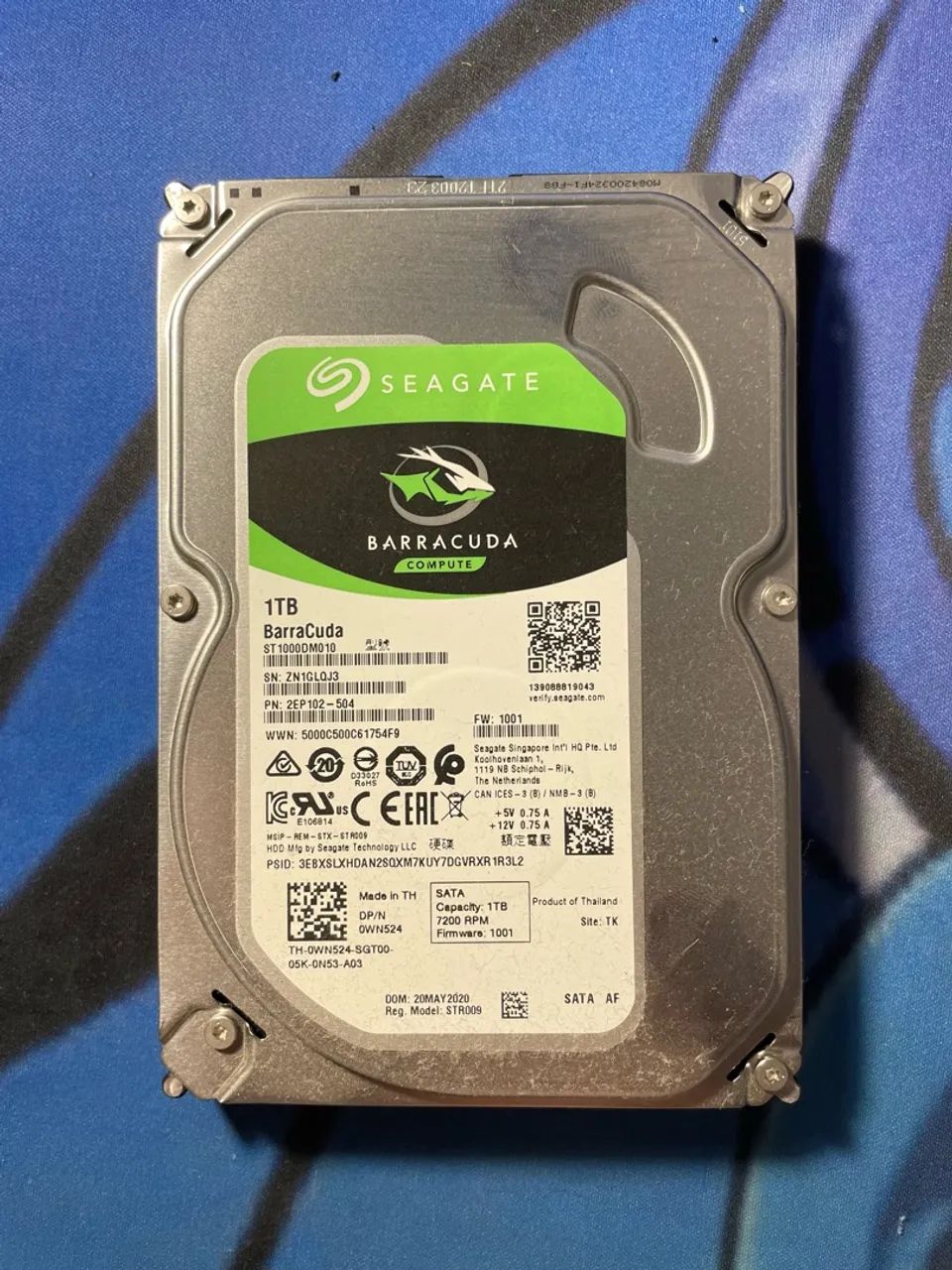 HD 1 TB Seagate Barracuda