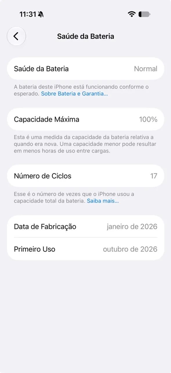 iPhone 17 pro Silver - impecável 15 dias de uso - Foto 4
