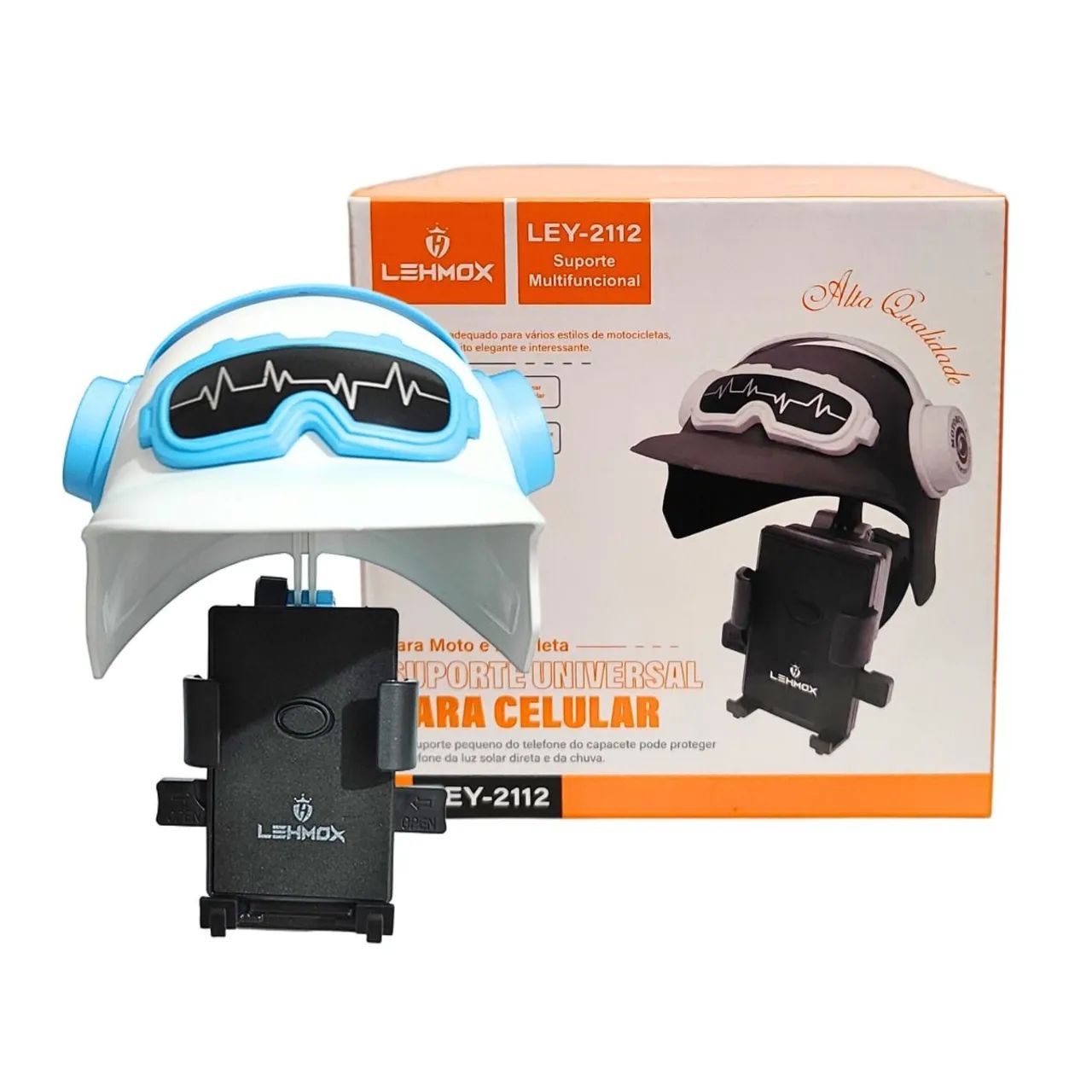 Suporte Universal para Celular Moto e Bike com Giro 360° - Foto 2