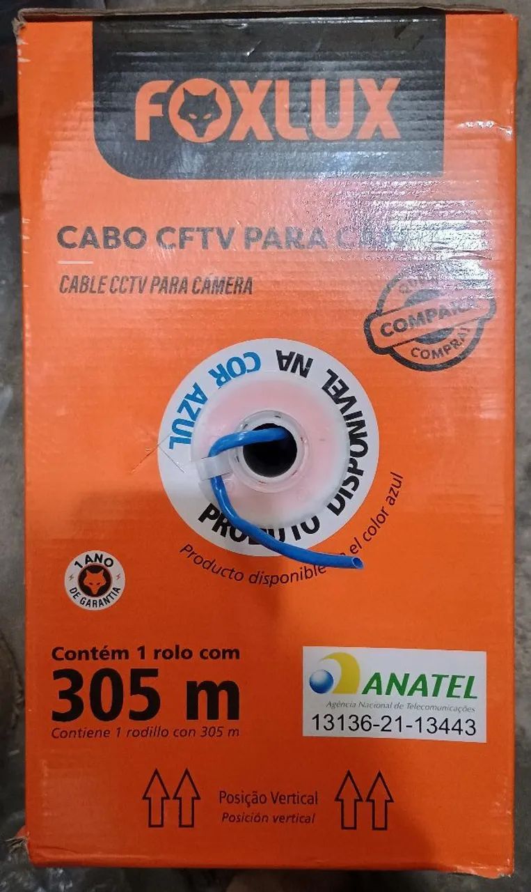 Caixa cabo Foxlux CFTV 305m 4 pares - Foto 3