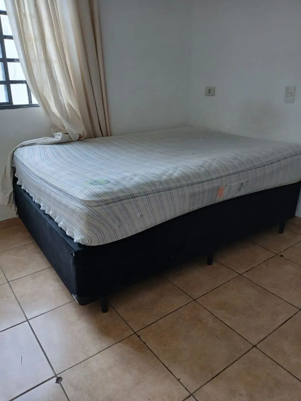 CAMA BOX + COLCHÃO (CASAL)