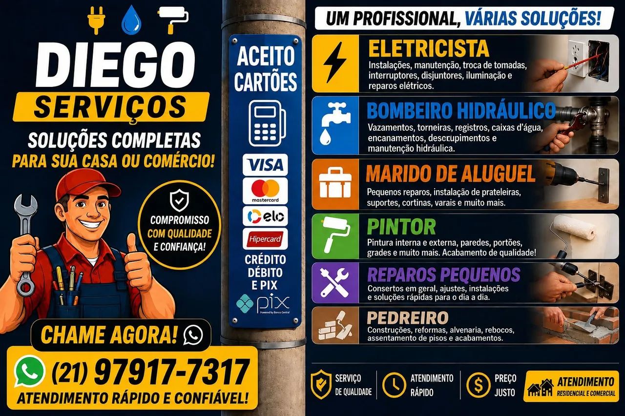 Marido de aluguel e pedreiro 