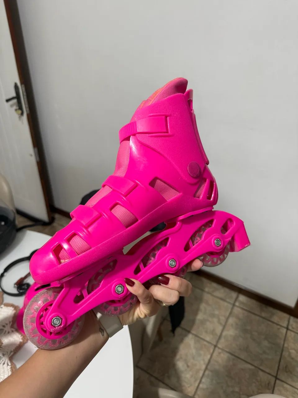 Patins Roller Rosa  - Foto 2