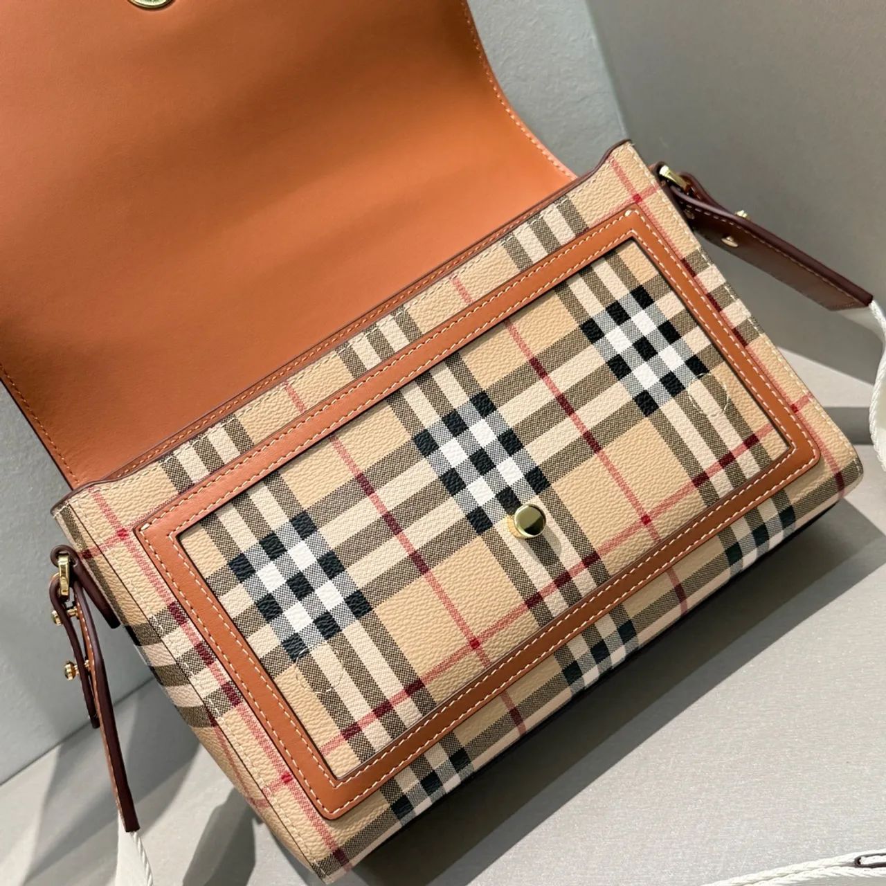 Bolsa Feminina Vintage Check - Modelo Note - Nova - Foto 4